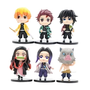 6 Figures Combo Demon Slayer Figures (10cm)
