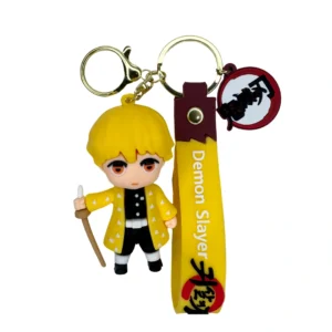 Zenitsu Agatsuma Keychain Demon Slayer Character Anime Keychain