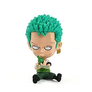 Trunkin One Piece Rorona Zoro Mini Action Figure PVC Anime Figurine Collectible Model Toy