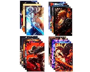Posters Inc Set of 20 A4 Size Anime Posters for Room