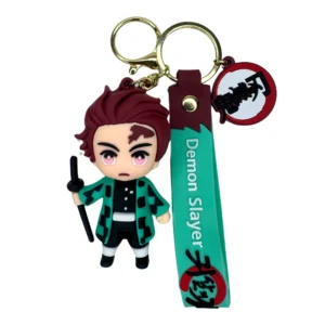 Tanjiro Kamado Keychain Demon Slayer Character Anime Keychain