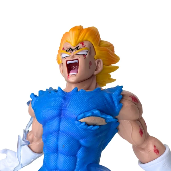 Screaming Blue Majin Vegeta Dragon Ball Figure (27cm) - Image 3